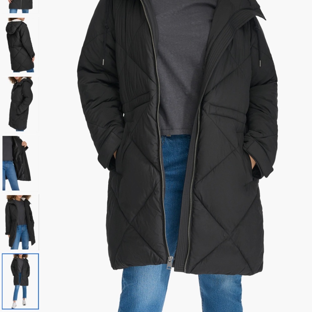 Levi's Diamond Quilted Water Resistant Parka, size L - Picture 16 of 16